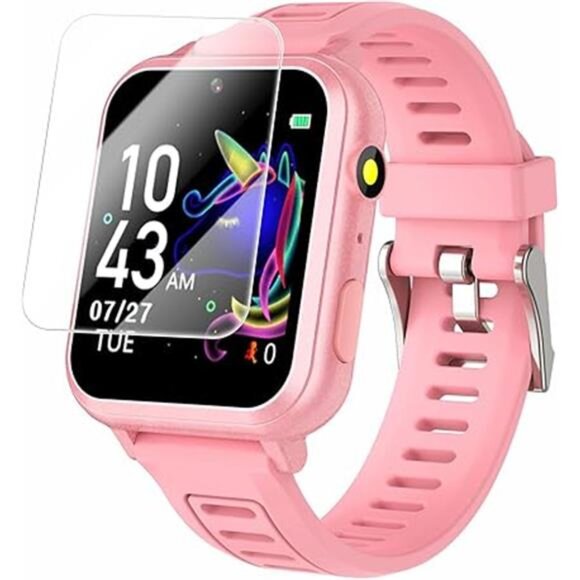 Cosjoype Kids Game Smart Watch Gift for Girls Age 6-12, 24 Puzzle Games HD - Picture 6 of 6